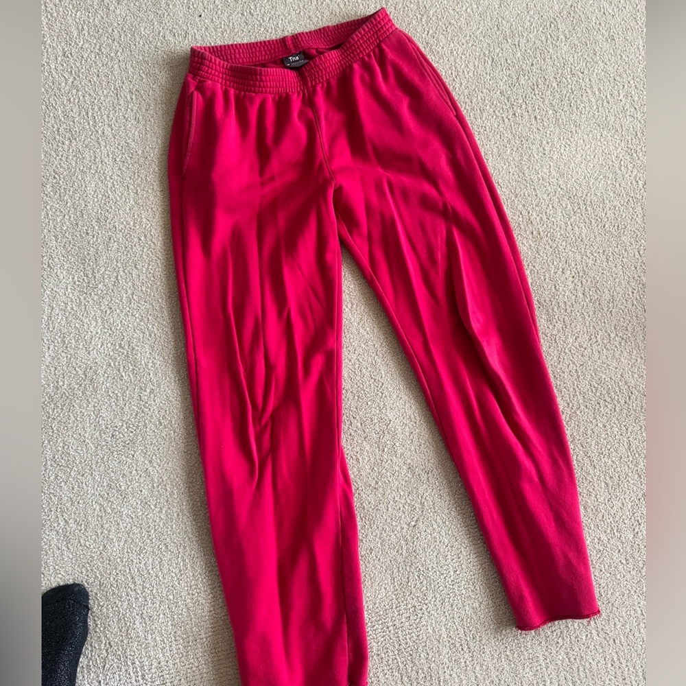 TNA Hot Pink Terry Fleece Pants